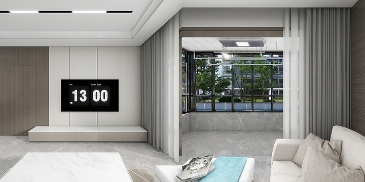 游绒绒-双喜城1号楼东单元122东户-装修设计方案