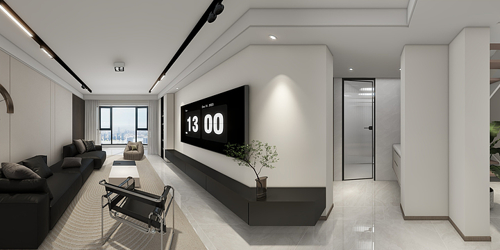 设计师郑勇-文怡花园90-601-装修设计方案