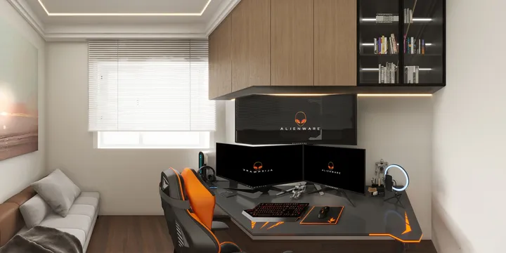 3d云设计工具-书房