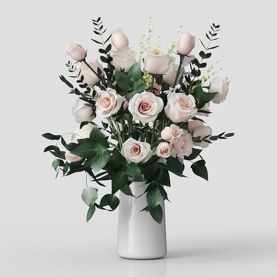 Modern bedroom vase floristry