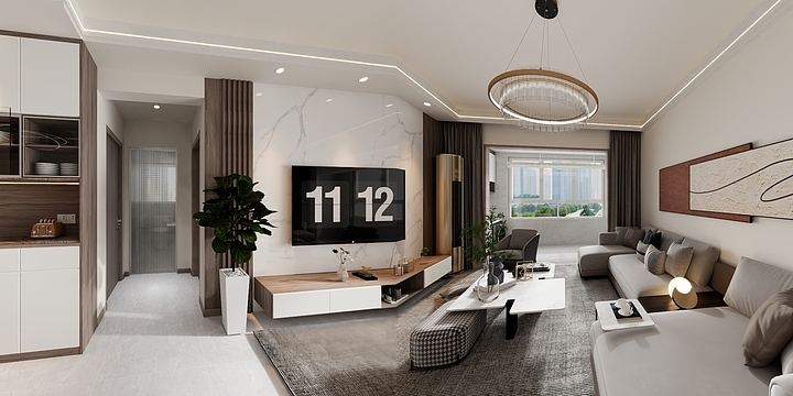 设计师王彦章-王女士雅居设计方案-装修设计方案