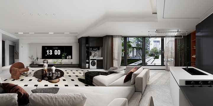 迷路的人Amanda-温泉河畔12号楼东单元301-装修设计方案