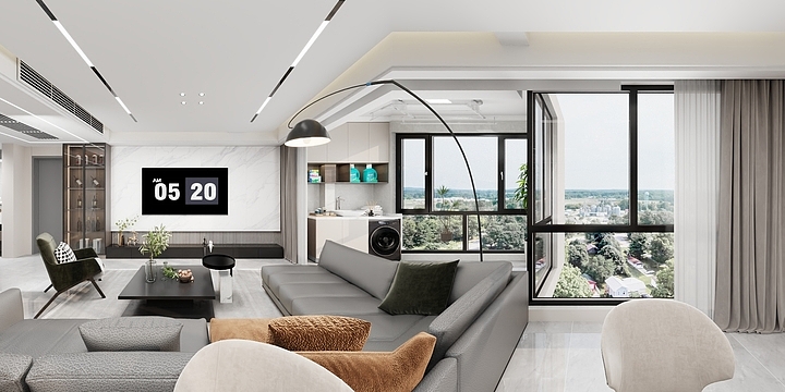 12然-南山公馆5-1601-装修设计方案