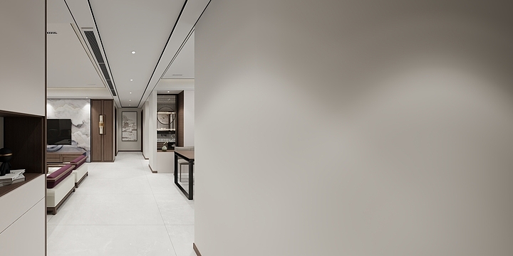 薛浩天-卢润.御园（新中式样板间)-装修设计方案