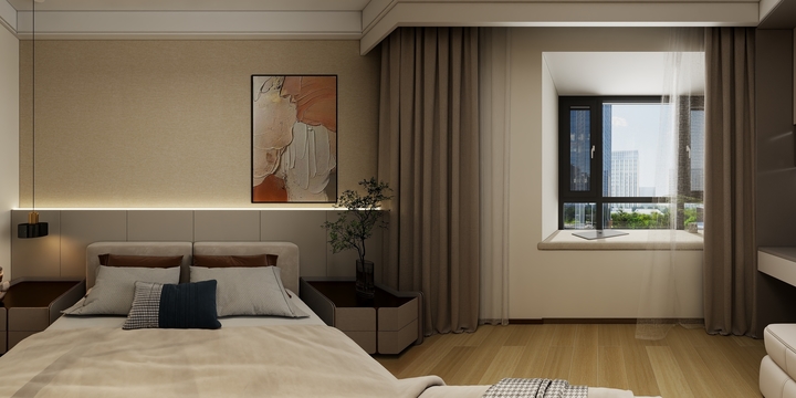 墨鱼设计-假日广场5-1102乐孃孃家-装修设计方案