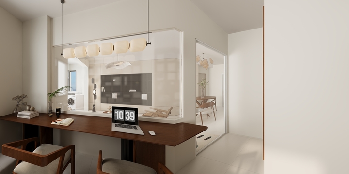 铲屎官丿EOXb-奶白极简-装修设计方案