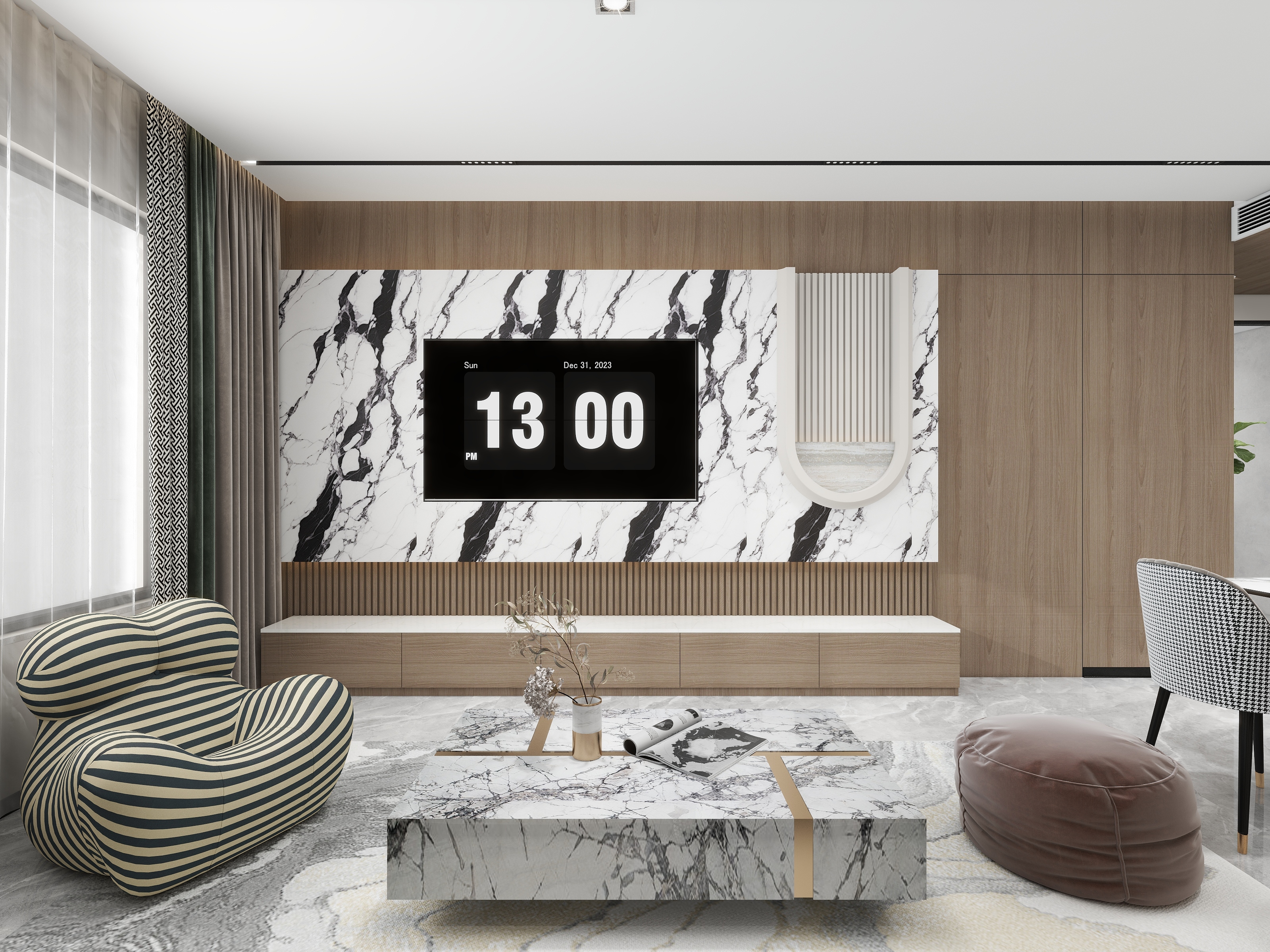 彩木工作室-样板间106㎡-副本-装修设计方案