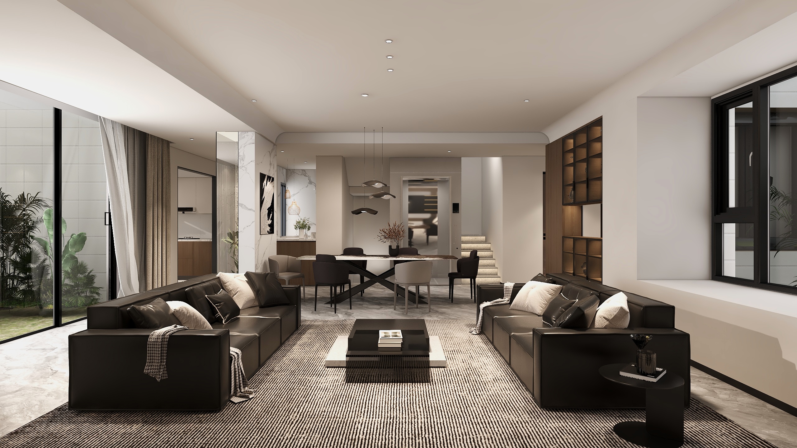 虾米yDiM-红树别院一层装修效果图