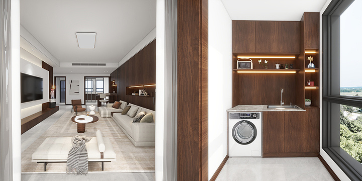 设计小小杨-124㎡4室-装修设计方案