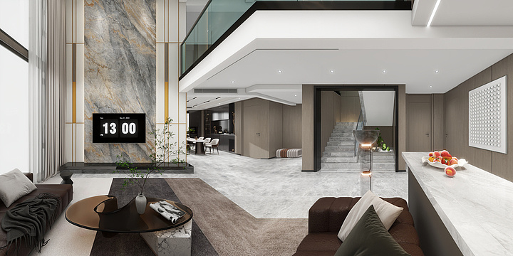 architect李-硬装资深等级考核户型-装修设计方案