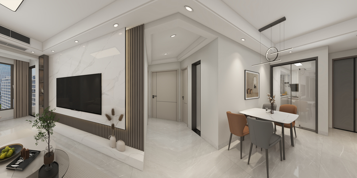 小有豆包-铂钻花园89㎡3室-装修设计方案