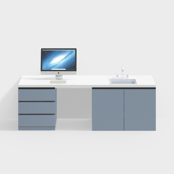 Modern dental office desk