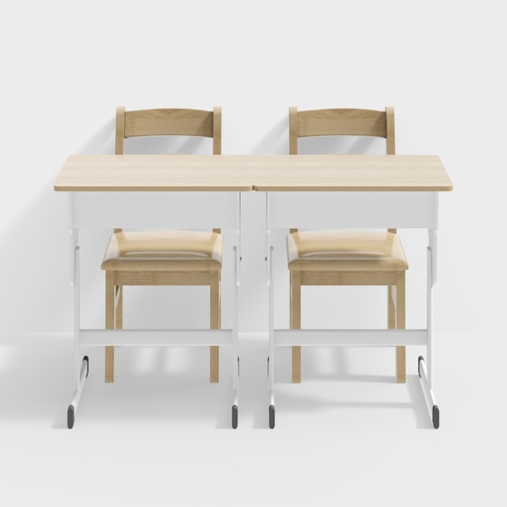 Modern classroom desk combination