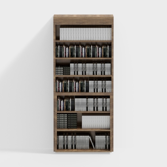 Industrial bookstore bookcase