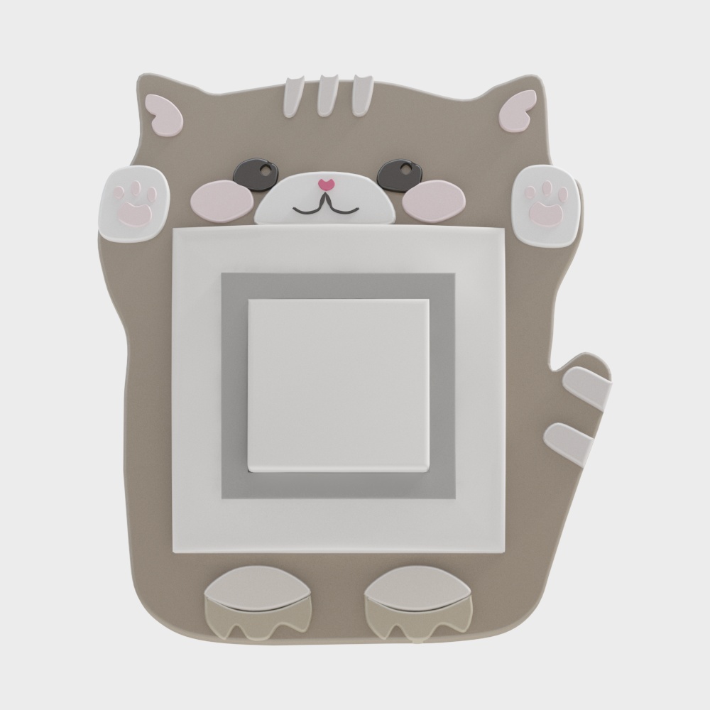 现代开关猫咪3D模型