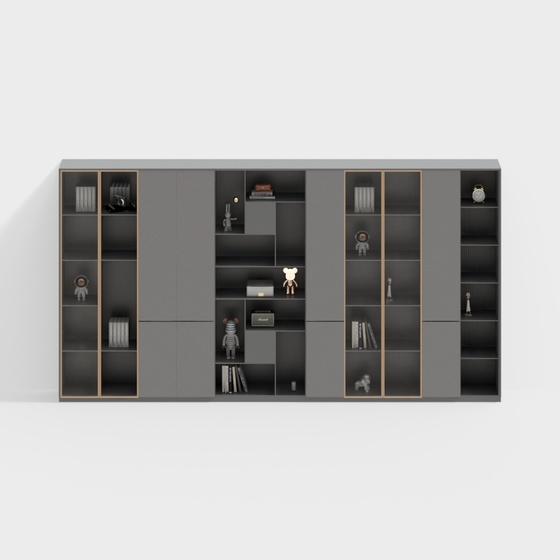 Simple style study modern bookcase