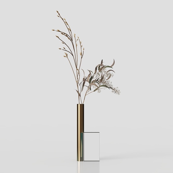 Modern living room vase