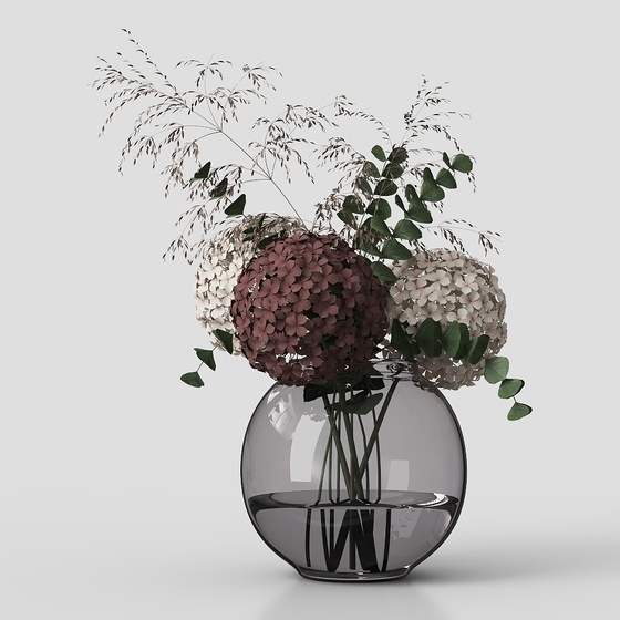 Modern living room vase