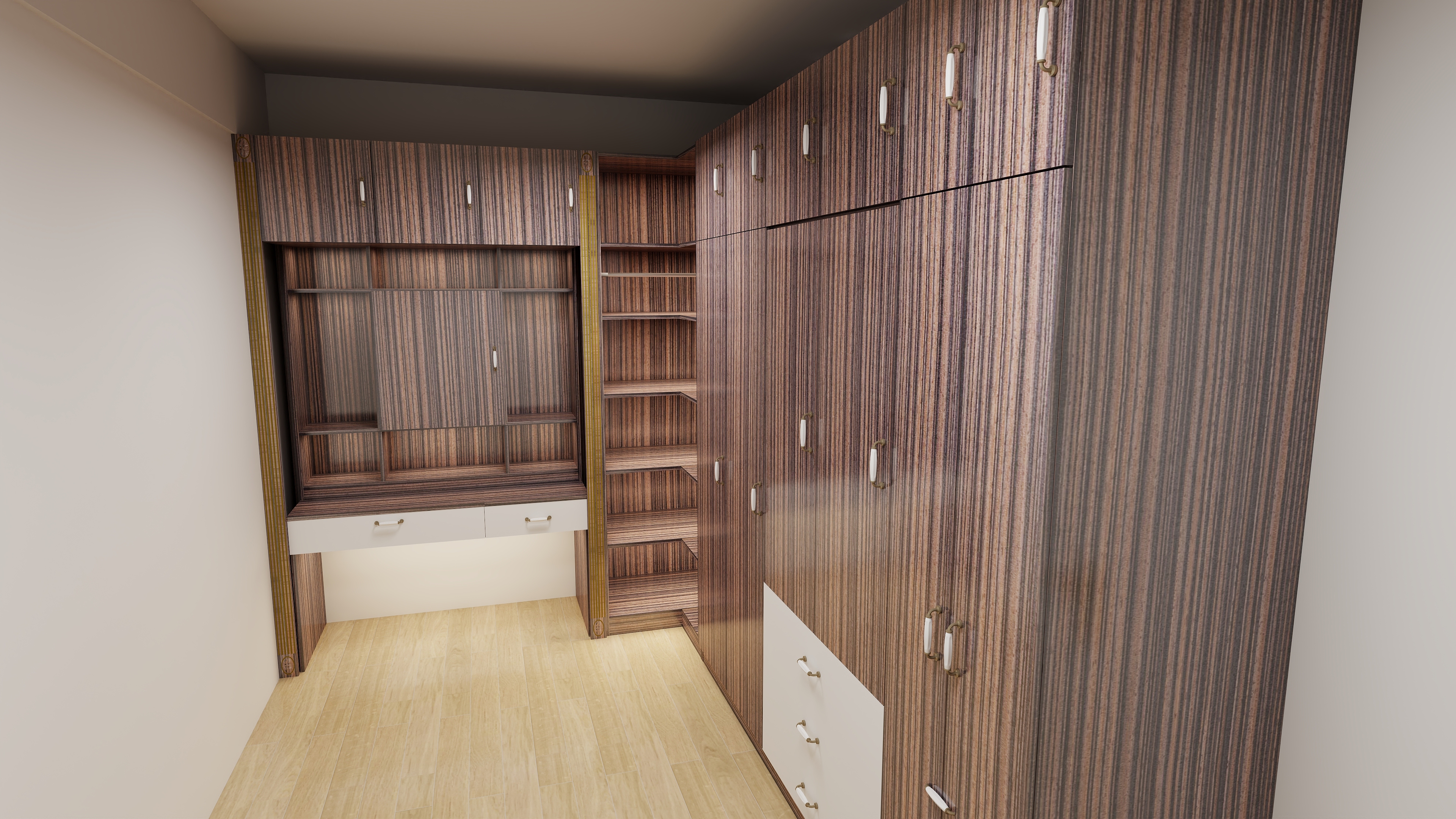 上海奕富装饰胡智超-L型衣柜制作-4月18-装修设计方案