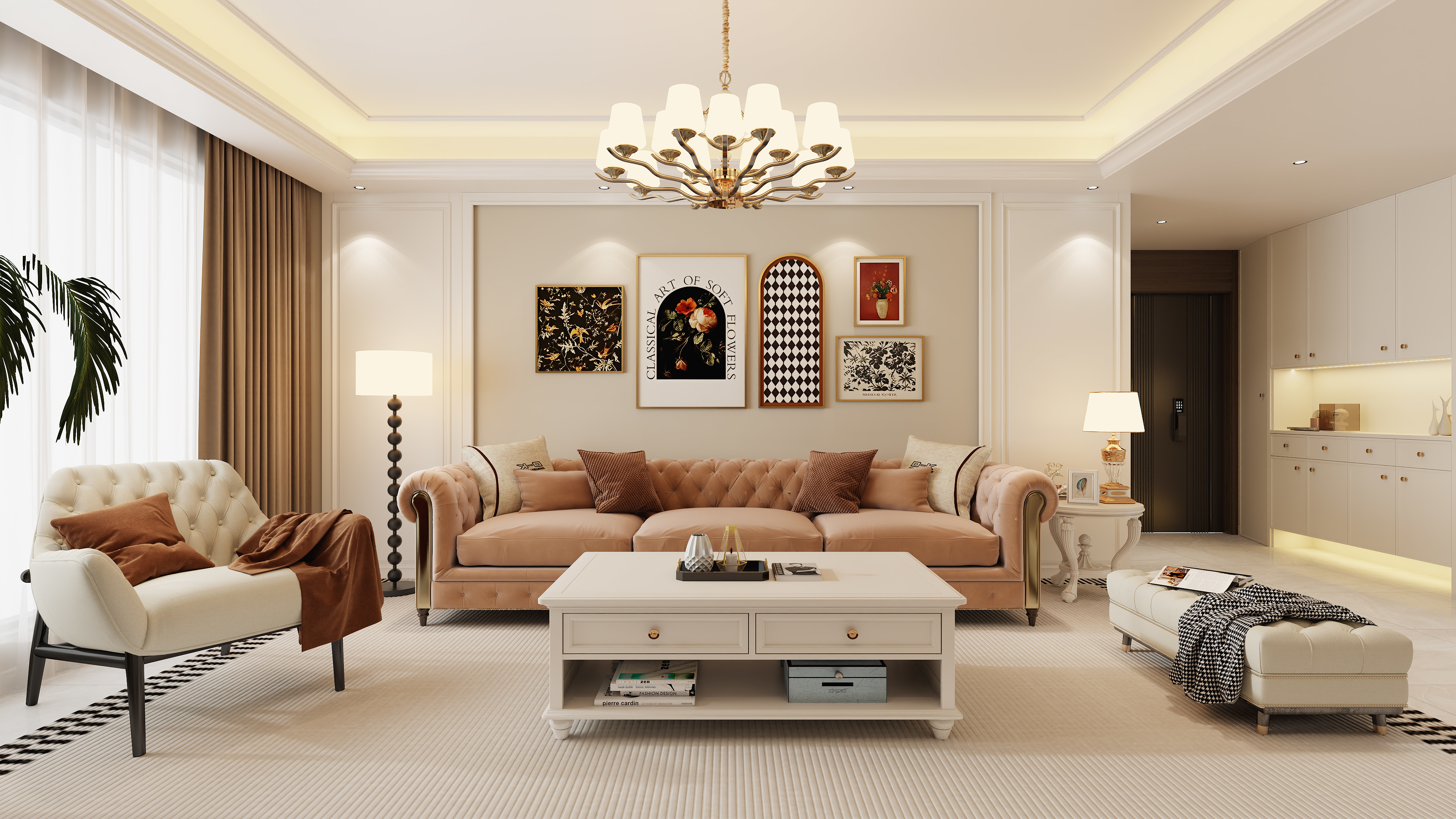 不ai画图-115㎡3室装修效果图