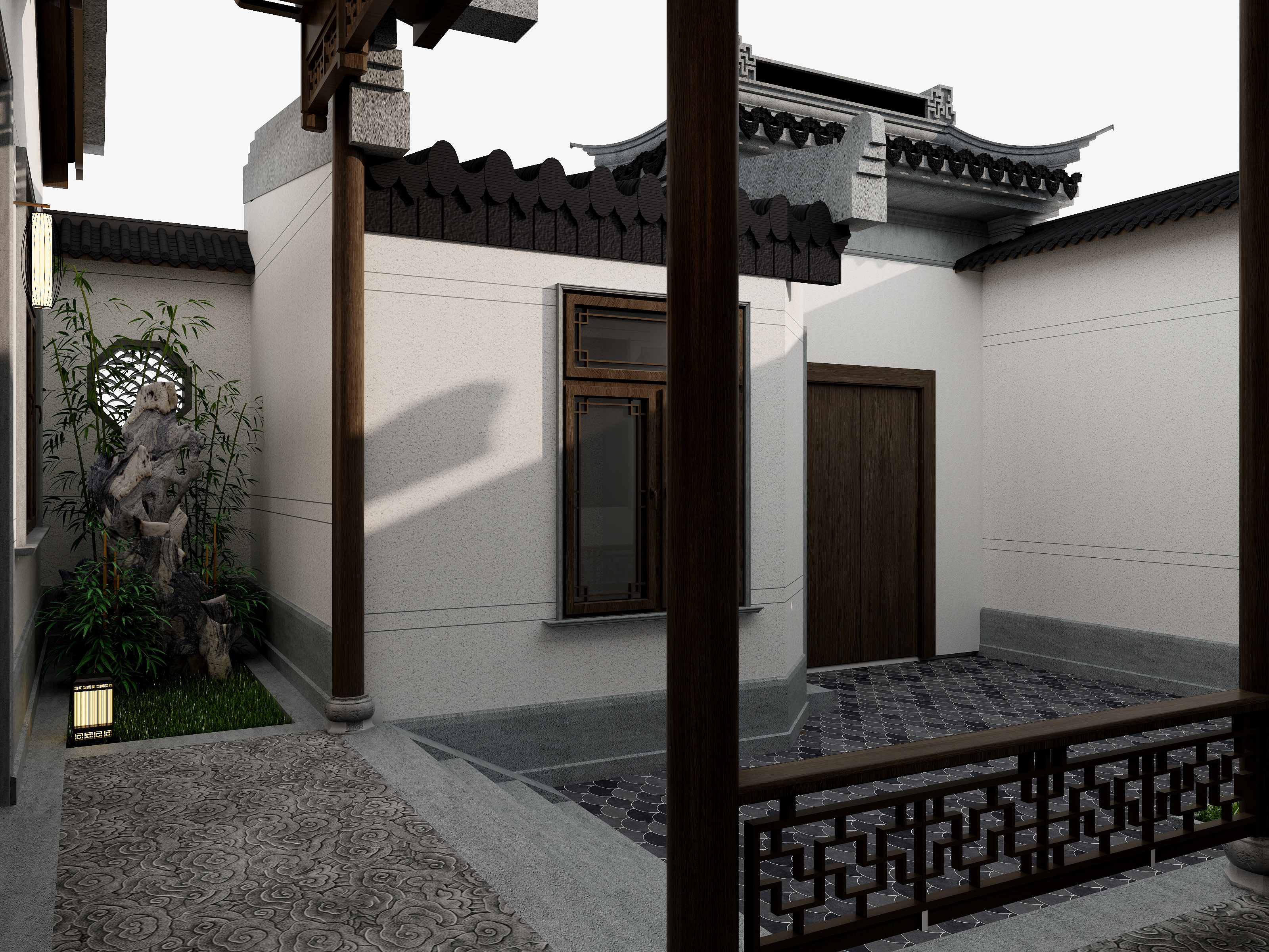 依诺萧-129㎡3室装修效果图