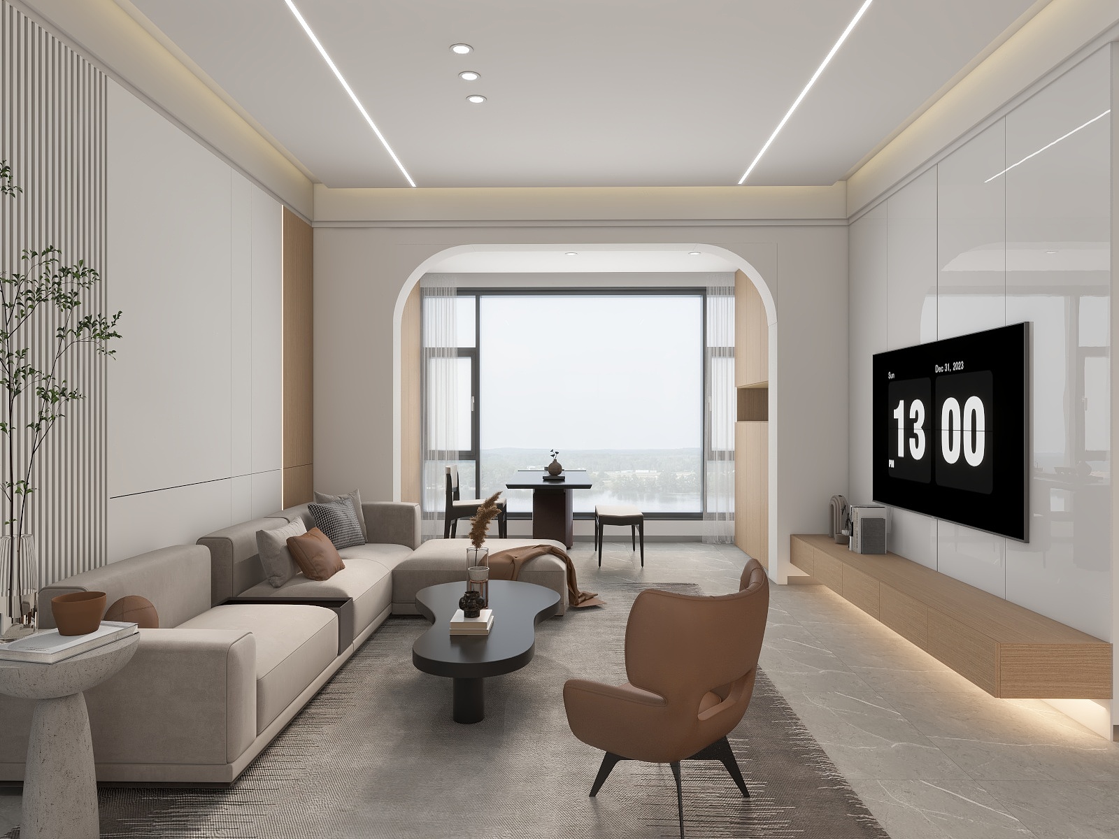 QD设计陈杰龙-宝悦豪庭现代简约-装修设计方案