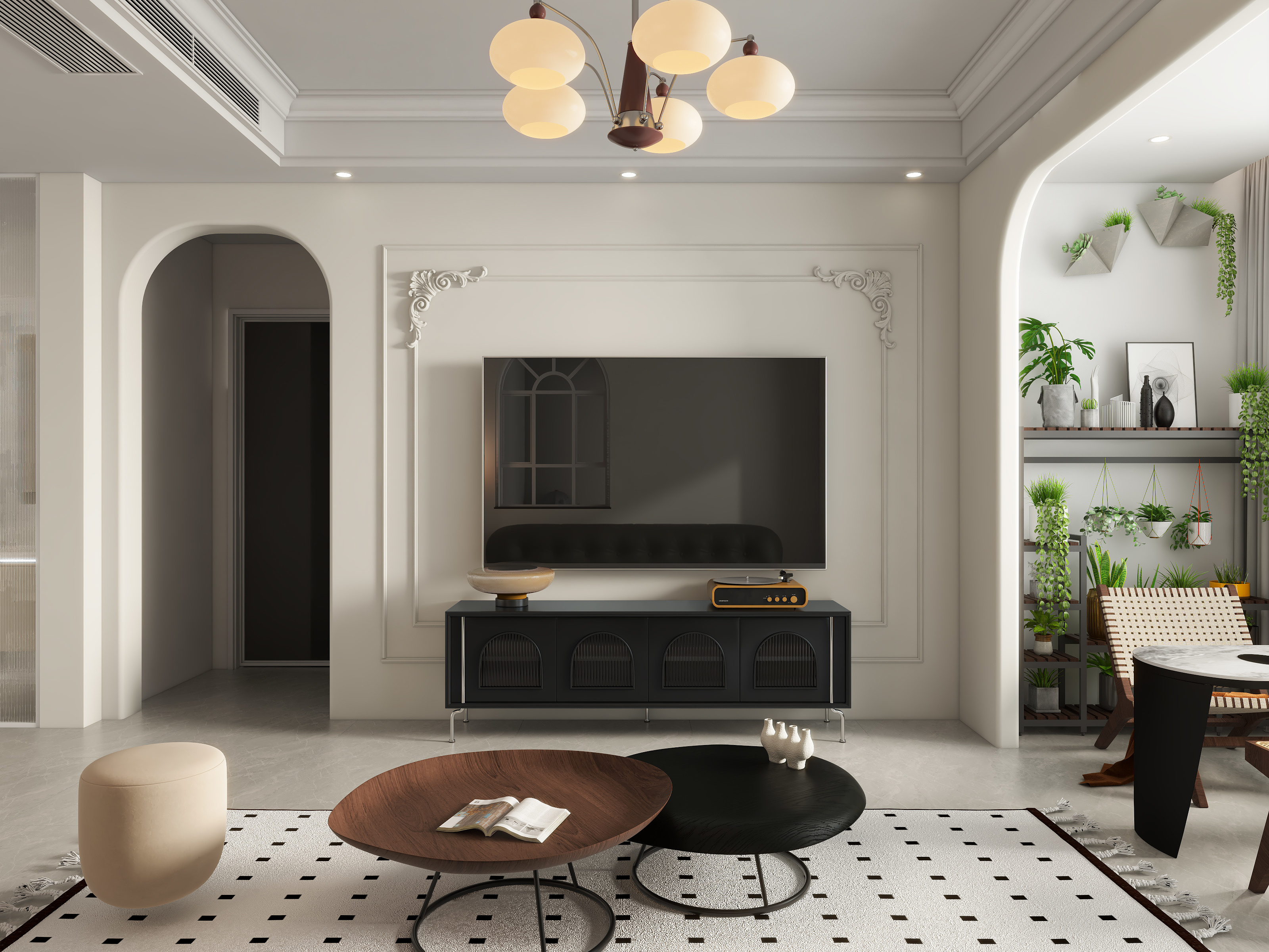 DP视觉表现-蓝城玉园93.67m²三室-装修设计方案