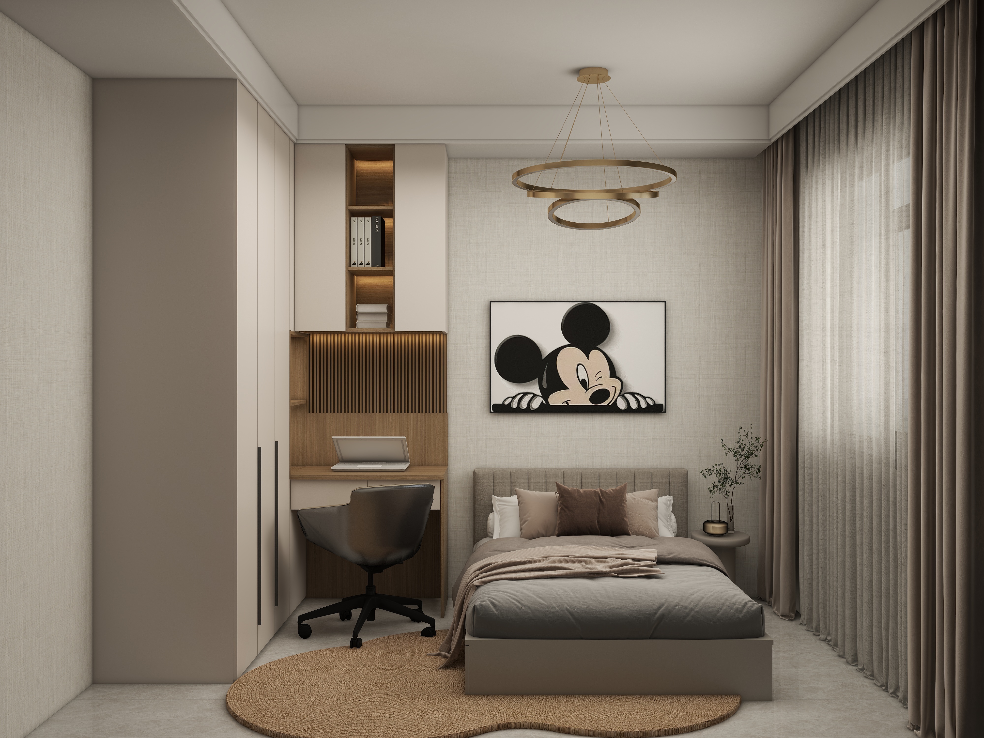 恬恬很甜.-吾悦鸿城1-2-802-装修设计方案