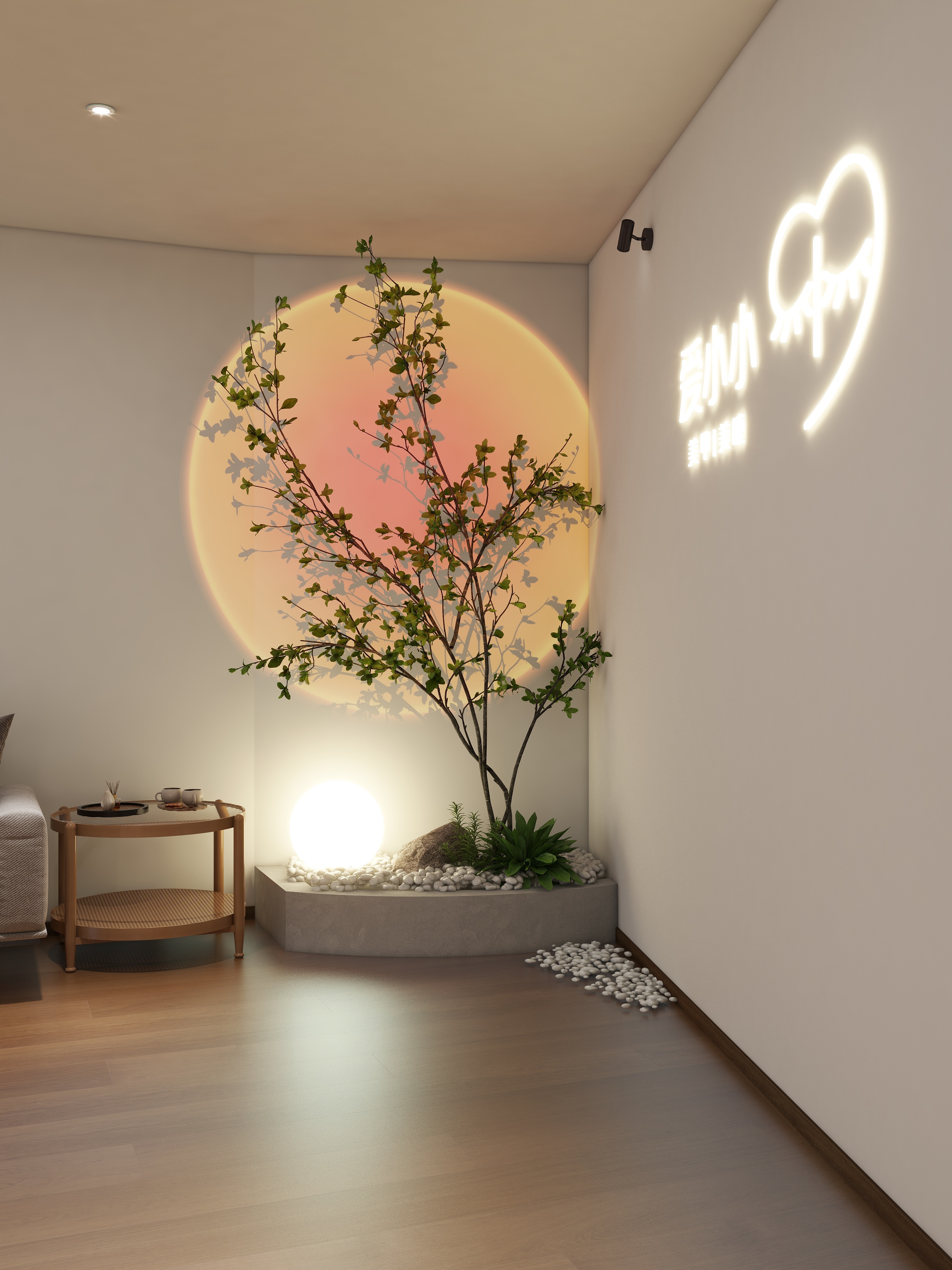 方屿空间设计工作室-爱小小美甲美瞳店装修效果图