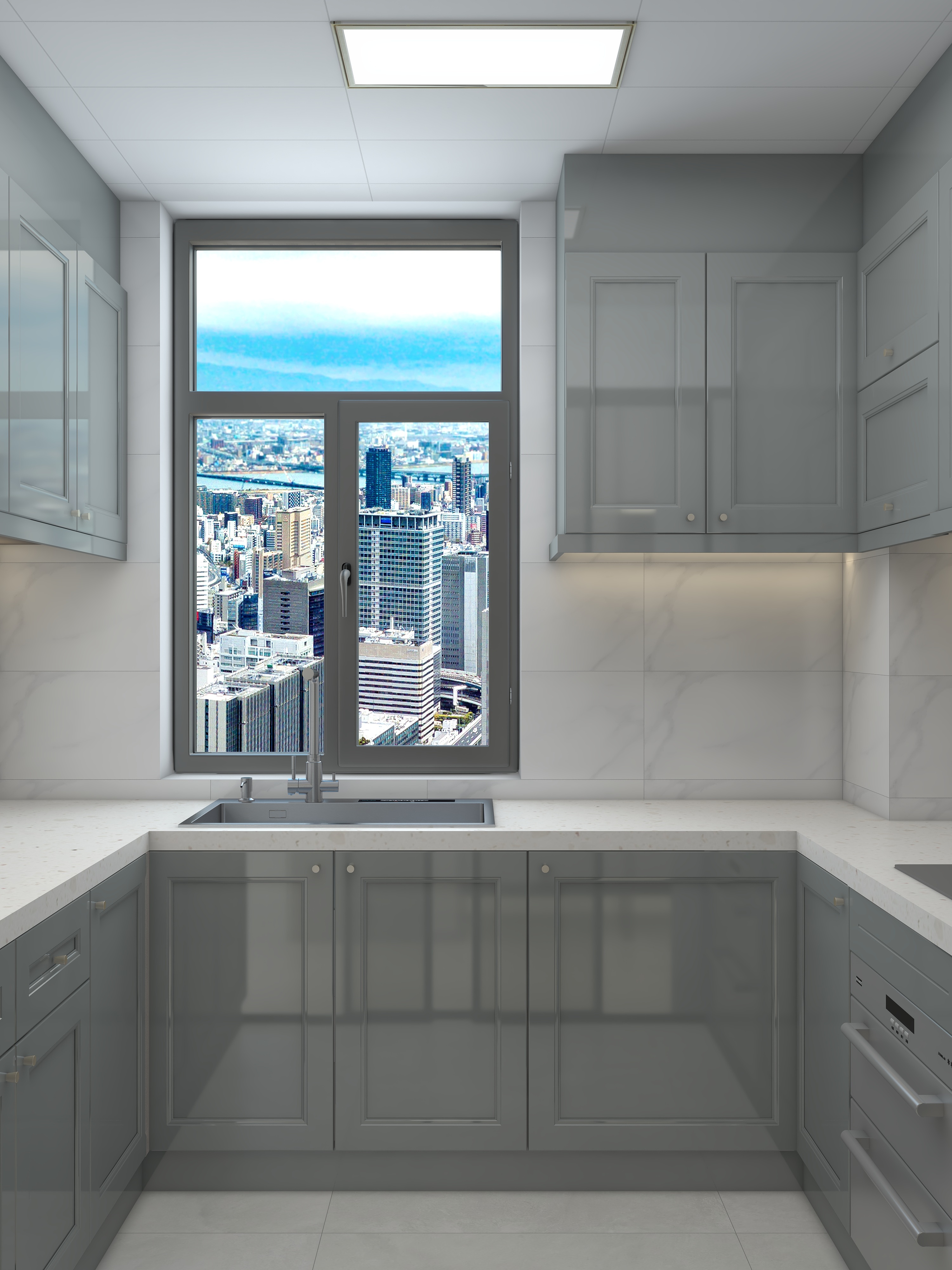 四月蚂蚁子弹飞-现代简约89㎡3室装修效果图