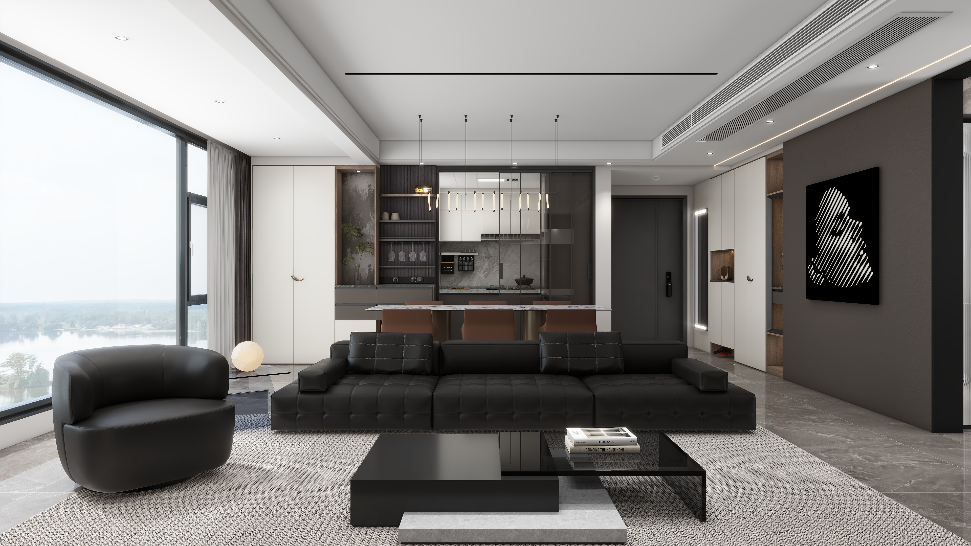 武隆索菲亚熊伟-蔚蓝系列135㎡3室-装修设计方案