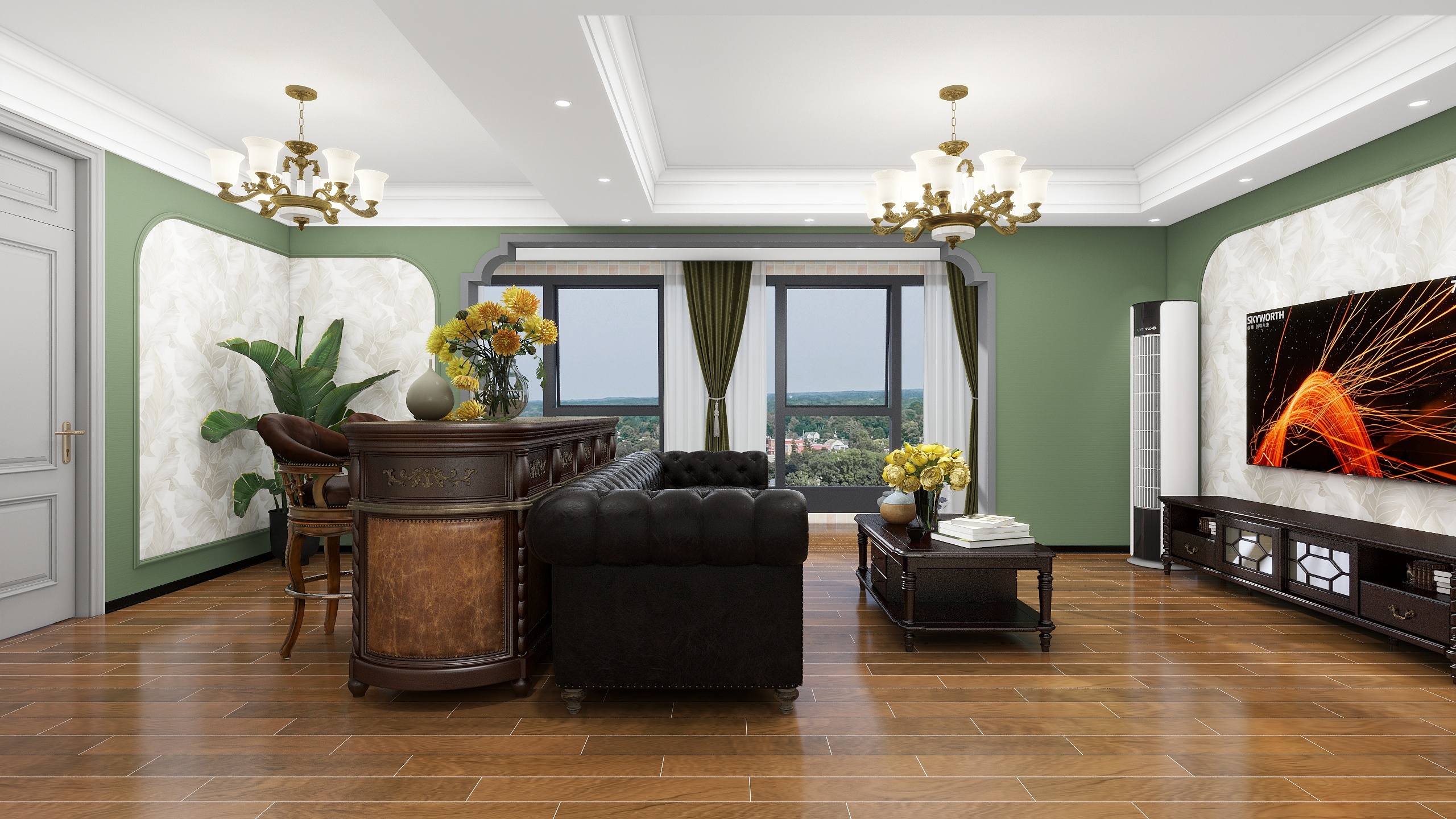 125㎡2室-装修设计方案