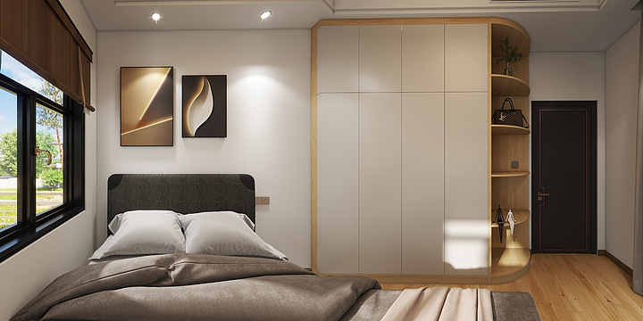 万选设计工作室-香榭30-3-2-装修设计方案