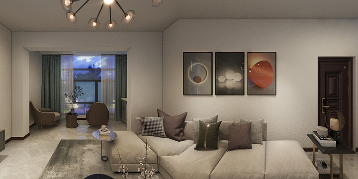 米多设计-富利新城-装修设计方案