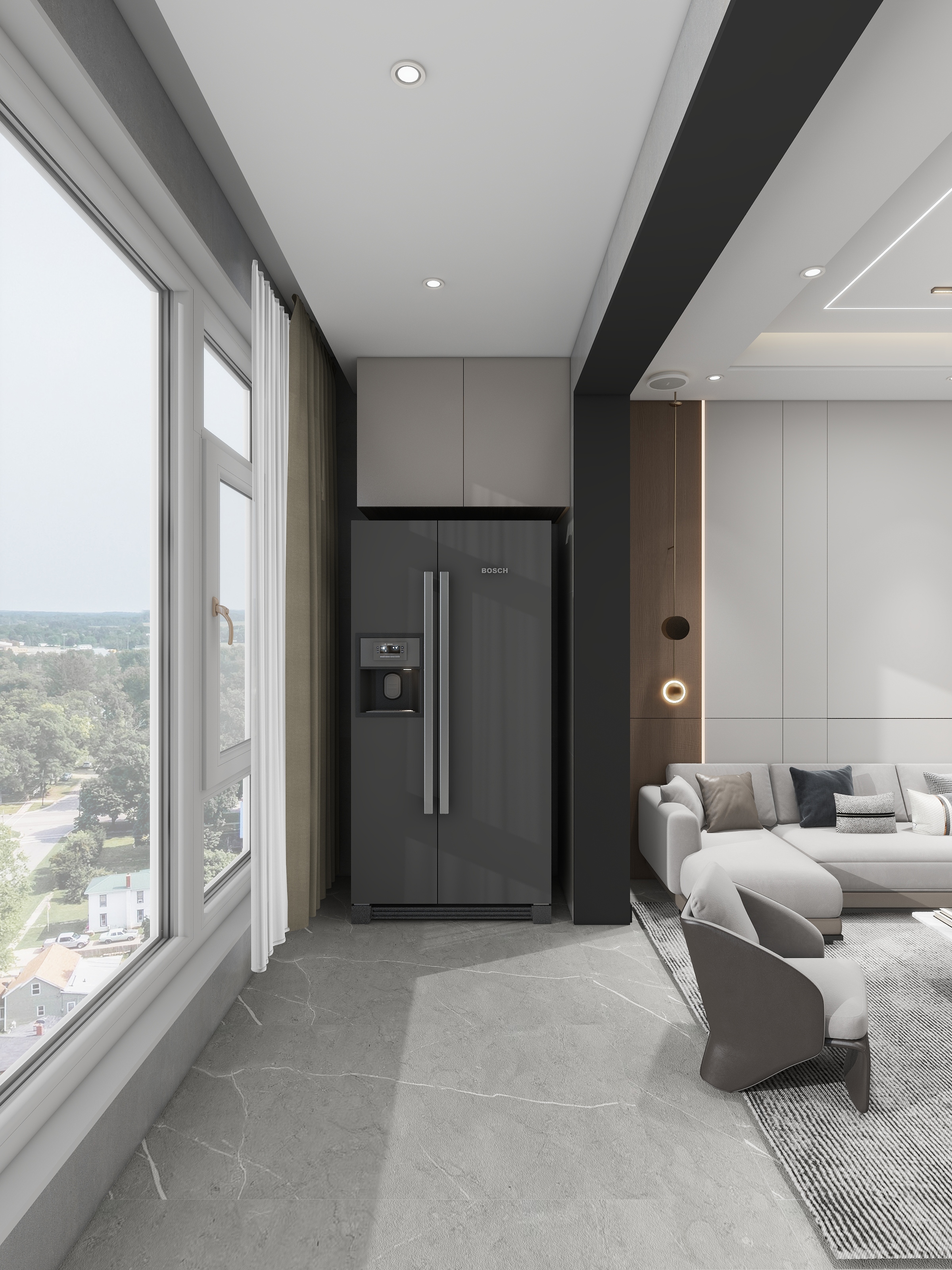 西安犀牛设计师-Mr周少-玖玺大观-现代风-装修设计方案