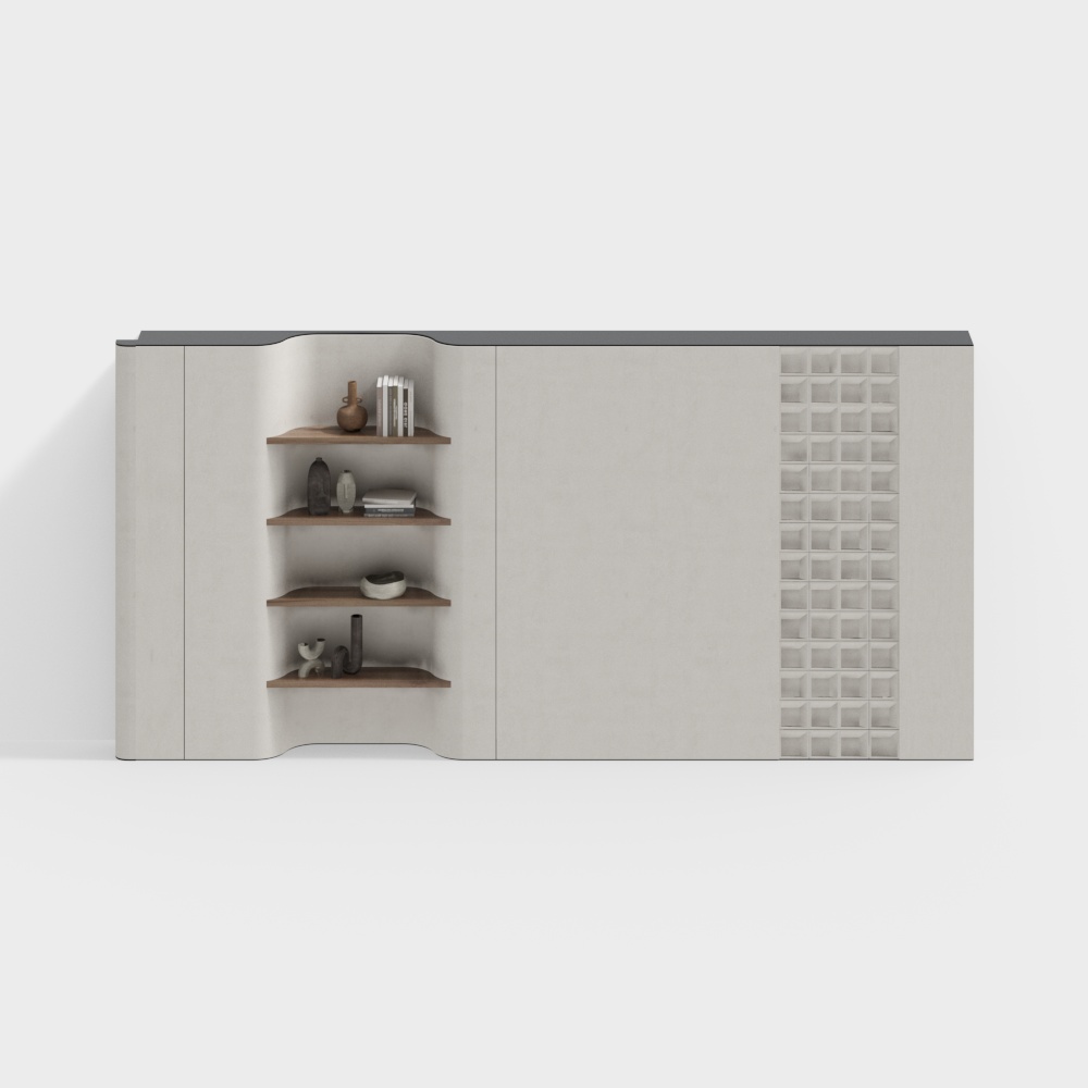 现代客厅背景墙