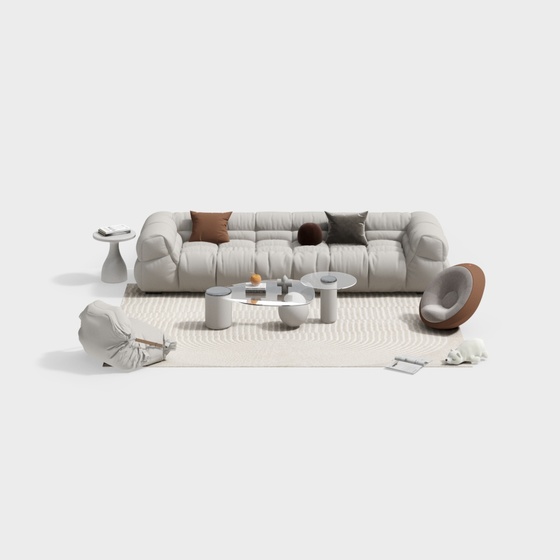 Modern living room sofa set