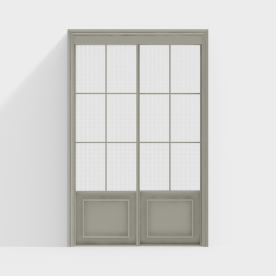 Modern house interior door