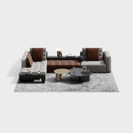 Modern living room sofa set