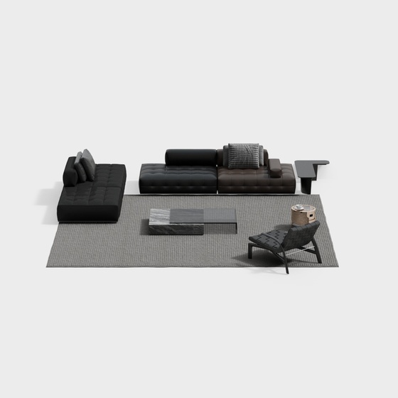 Modern living room sofa set