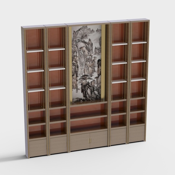 New Chinese sales department decorative cabinet