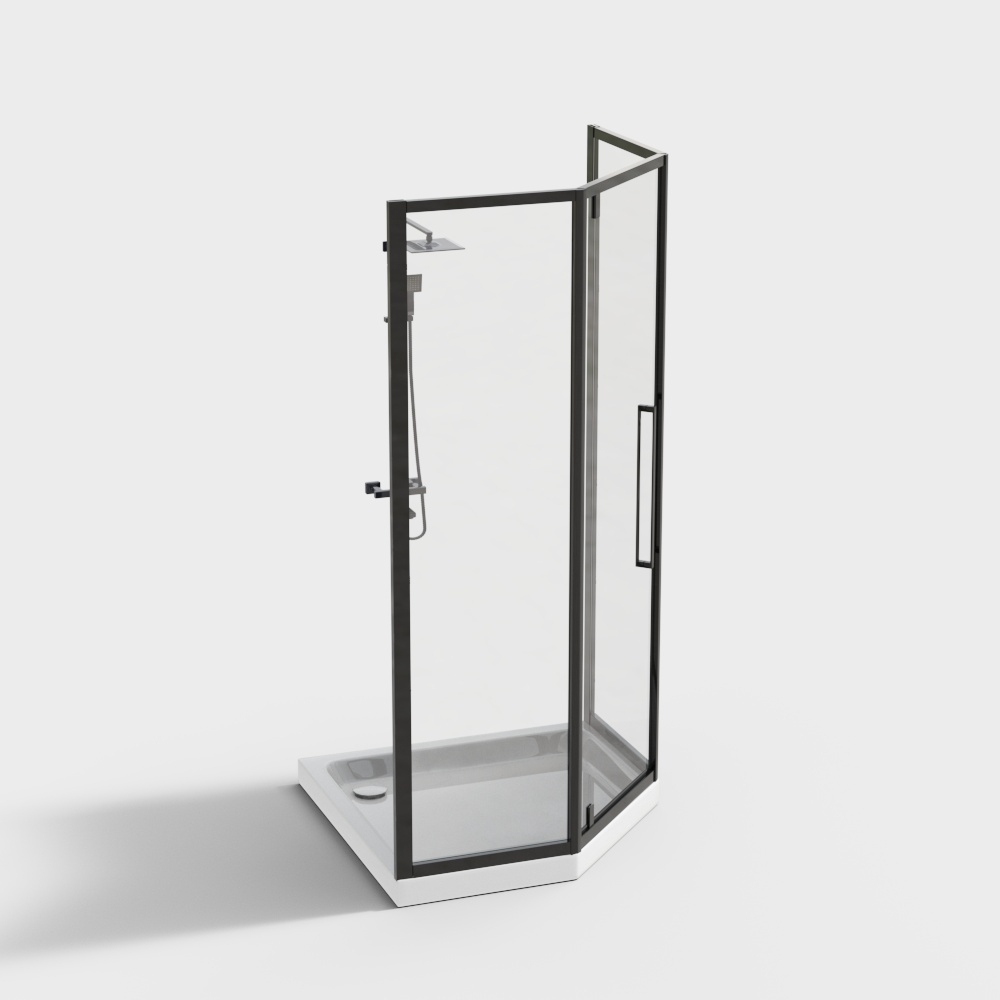 现代浴室淋浴房