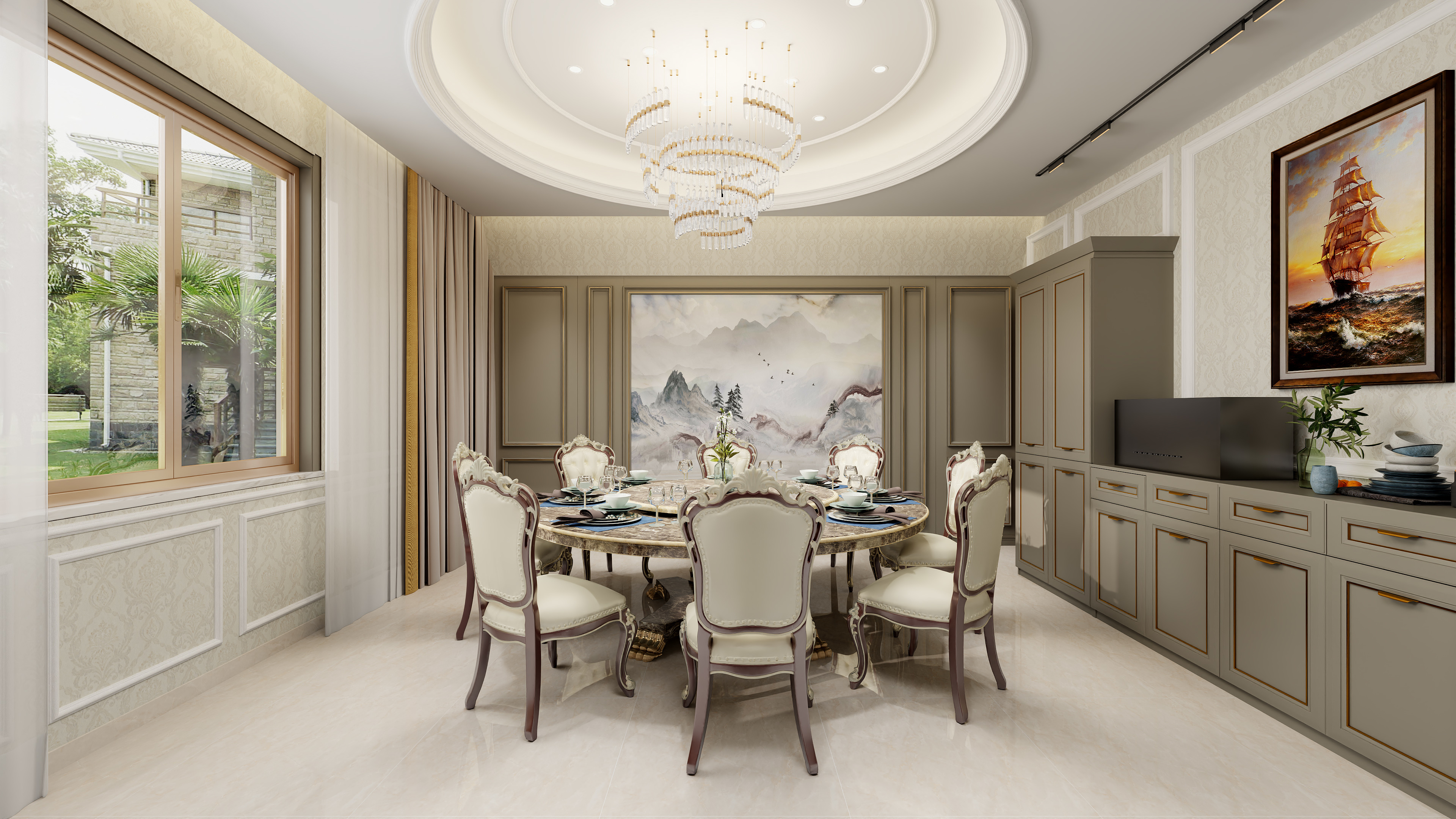 惠民顶固Cpnb-华云楼-私房菜装修效果图