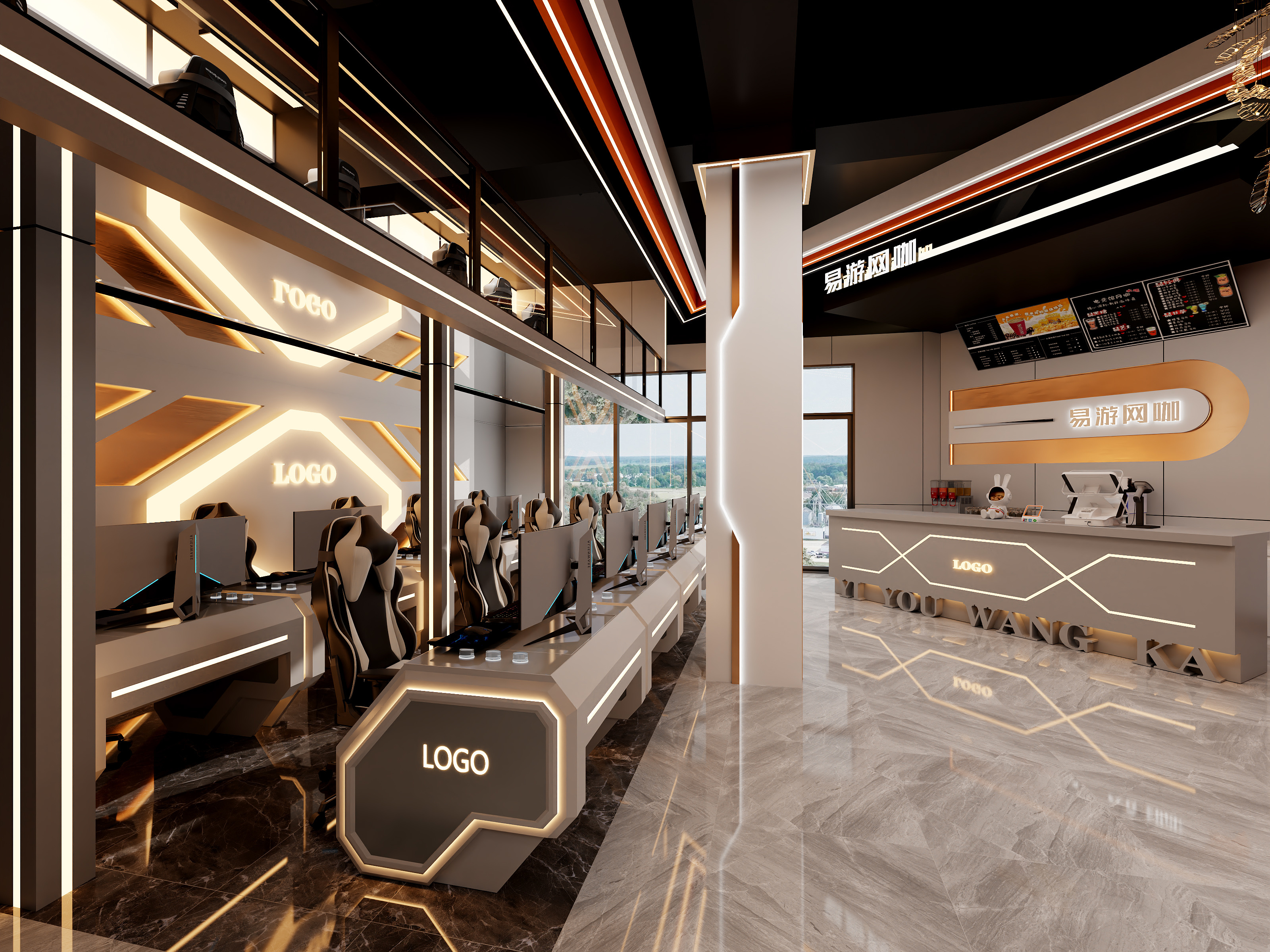 寓美意家-易游网咖-装修设计方案