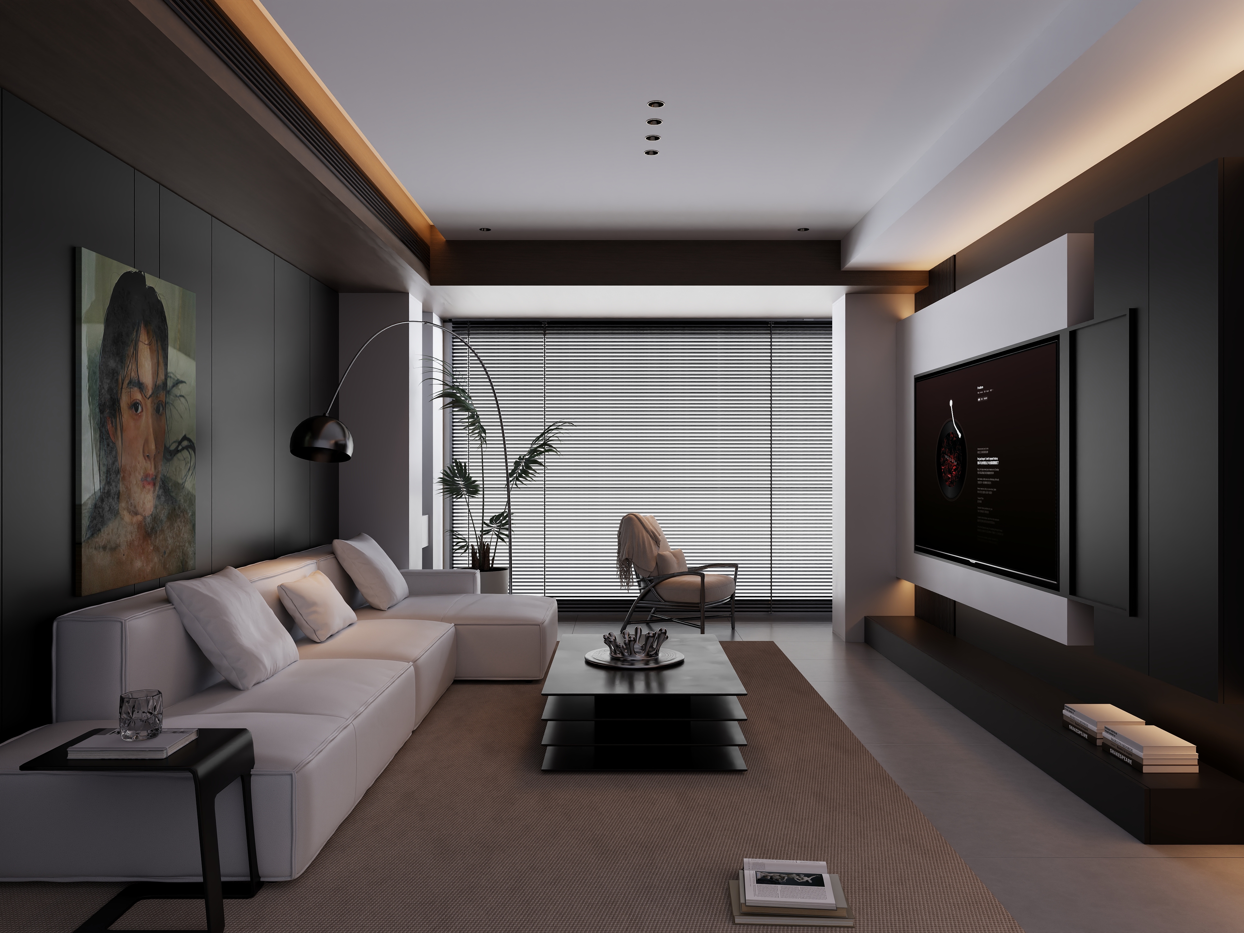 JX-Design-氛围感客厅-装修设计方案