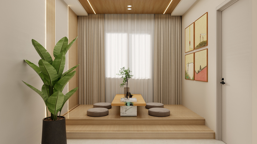 壹诺设计工作室-日式风 装修效果图