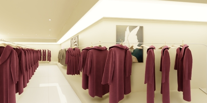 设计师陈亚丽-服装店-装修设计方案