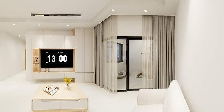 浩夜-海德公园81㎡3室-装修设计方案