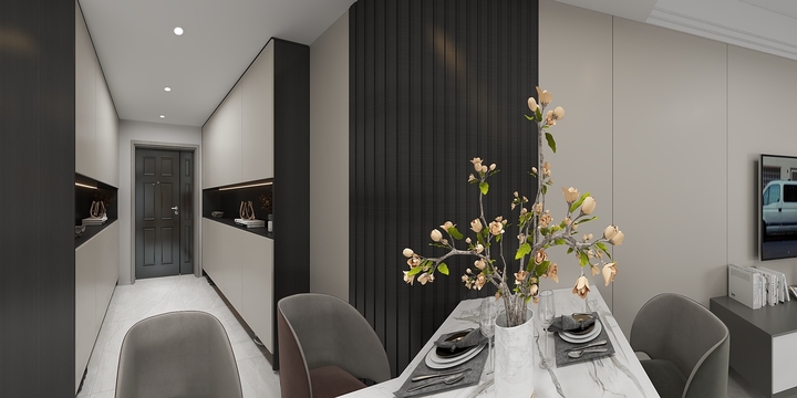 张强-保利客餐厅-装修设计方案