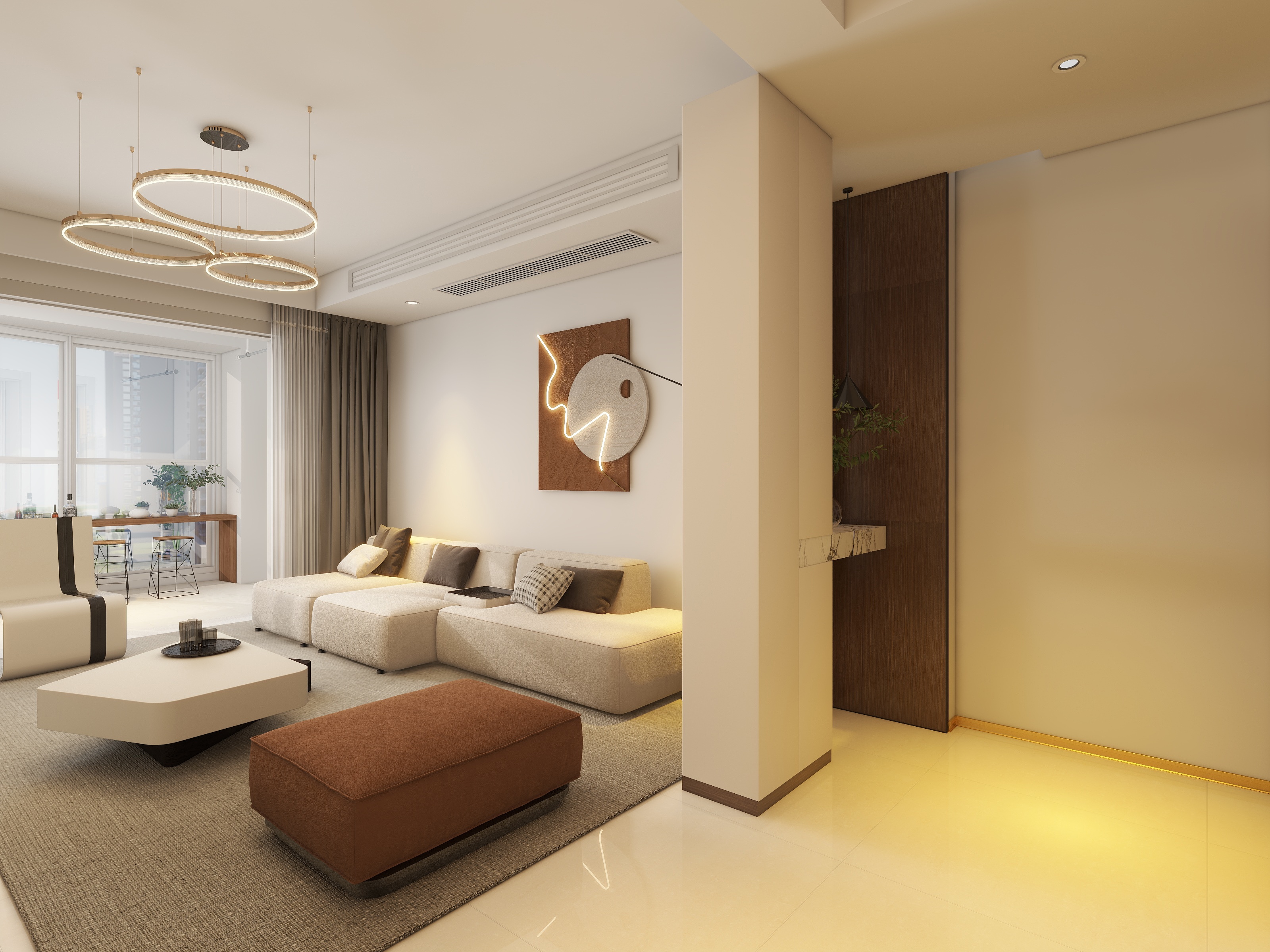 张玲Design-瀛洲湾花园8-406-装修设计方案